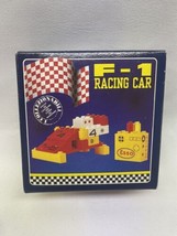Vtg F-1 Racing Car Building Bricks Set - Made In Italy - A11- B &amp; C Toys - $8.54