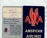 American Airlines Ticket Jacket Passenger Coupon 1953 - $57.42