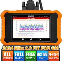 2024 LAUNCH Creader Elite V2.0 fit for GM Bi-Directional Scan Tool, All Reset Fu - £525.64 GBP