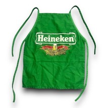 Heineken Beer Imported Beer Apron Green Made in USA Bar Ware Man Cave Au... - $39.59