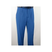 Men INSERCH 2pc Walking Leisure Suit Shirt Pants Set Short Sleeves 9356 Blue image 2