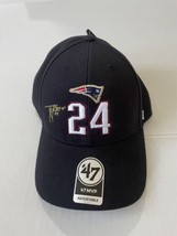 Ty Law New England Patriots 47 Brand MVP Hat Class Of 2019 HOF NWT Blue - £27.18 GBP