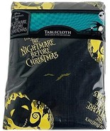 Vinyl Tablecloth Nightmare Before Christmas 60x84 Flannel Back Sally Jac... - £7.06 GBP