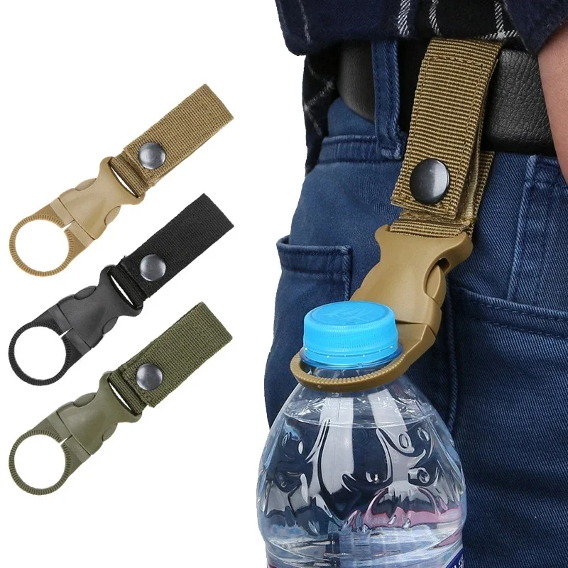 3pcs Backpack Buckle Carabiners Attach Quickdraw Water Bottle Hanger Holder - £10.18 GBP+
