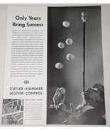 CUTLER HAMMER FORTUNE MAGAZINE AD CLIPPING 1937 ELECTRIC MOTOR - $24.99