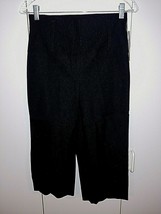 Geri C Ladies Blk Stretch Cropped PANTS-JR 5-NWT-RAYON/POLY/SPAN-WIDE Belt Loops - £8.99 GBP