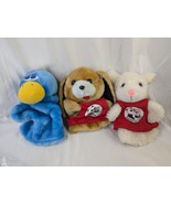 Scott Foresman Hand Puppet Plush Blue Bird Brown Dog Sheep Lot Stuffed A... - $29.95