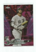 Yoan Moncada (Chicago White Sox) 2018 Topps Chrome Pink Refractor Card #160 - £6.75 GBP