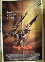 JOE DANTE:DIR:DEE WALLACE (THE HOWLING) ORIG,1981 ONE SHEET MOVIE POSTER  - $197.99