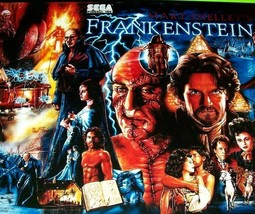 Frankenstein Mary Shelleys Pinball Translite NOS Horror Movies Halloween 1995 - £122.58 GBP