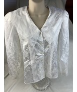Vtg  Gunne Sax Blouse White Lace shirt top Sz 5 Polyester - $67.87 CAD