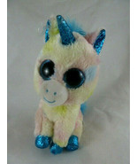 TY Beanie Boos 6&quot; BLITZ the Unicorn Plush Stuffed Animal Toy Large blue ... - $9.45 CAD