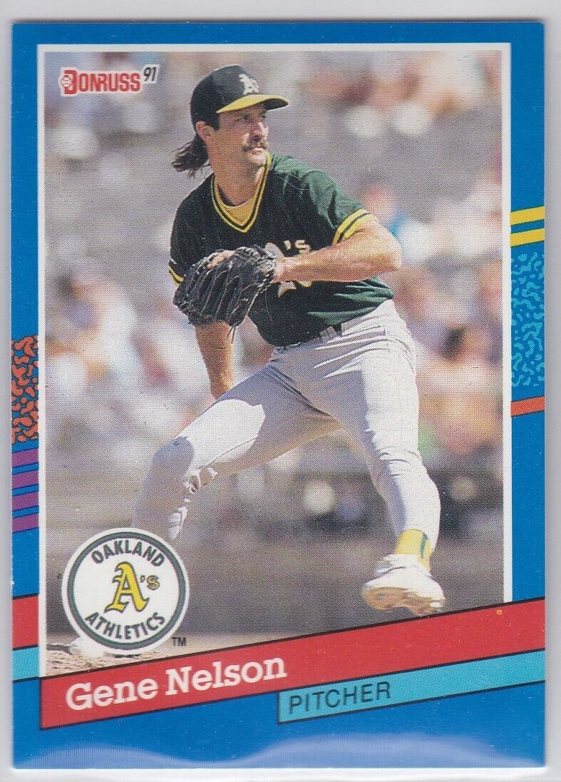 M) 1991 Donruss Baseball Trading Card - Gene Nelson #385 - $1.97
