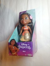 New Disney Princess Mini Moana Posable Doll Glitter Skirt Toy 3.5” - £11.11 GBP