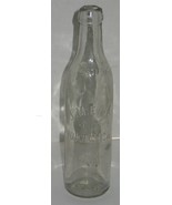 Vintage Clear J.M. Erts Poughkeepsie NY Glass Bottle Vase Barn Dig - €9,45 EUR