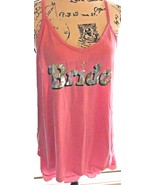 Women’s Love &amp; Cherish Brides Sleep Pink Shorty Pajama Set XL New SKU 07... - $6.88