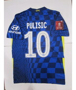 Christian Pulisic #10 Chelsea FA Cup Final Stadium Home Soccer Jersey 20... - $70.00