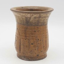 Vintage Handmade Ceramic Stoneware Vase Glazed - £47.37 GBP