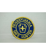 Vintage Pennsylvania Safe Hunter Embroidered Sew On Patch Circular - $19.53 CAD