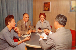 Vtg Postcard Observation Lounge Domeliner, City of Portland, Union Pacific RR - £4.83 GBP