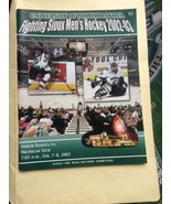 UND Fighting Sioux Hockey History Program Book ZACH PARISE Mich Tech Feb... - $570.01 MXN