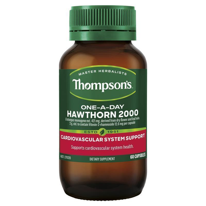 Primary image for Thompsons One A Day Hawthorn 2000mg 60 Capsules