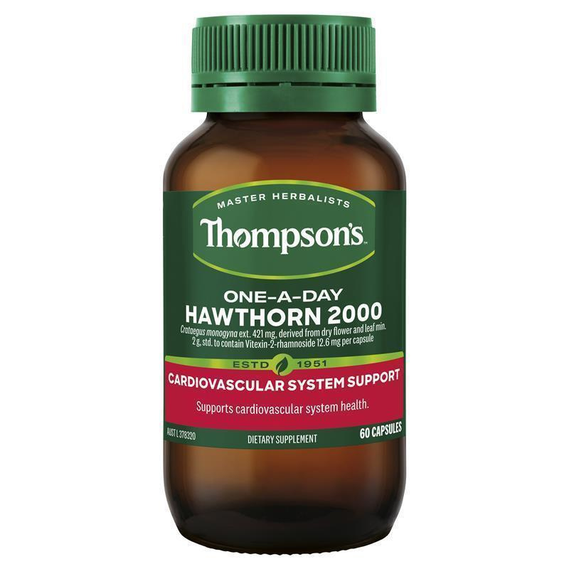 Thompsons One A Day Hawthorn 2000mg 60 Capsules - $117.45