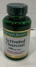 Nature&#39;s Bounty Activated Charcoal 260 mg 4gr 100 Capsules 02/2025 - £11.67 GBP