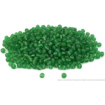 50 Grams Dark Green Evelina Frosted Glass Beads 4.5mm - £15.31 GBP