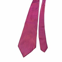 Eduardo Luigi Mens Silk Tie Red Blue Checkered Pattern Made in Italy Nec... - $10.79