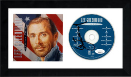 Lee Greenwood signed 1992 American Patriot Album CD w/Booklet 6.5x12 Custom Fram - £86.28 GBP