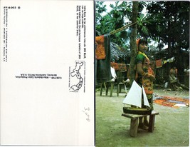 Panama San Blas Beautiful Kuna Native American Woman Vintage Postcard - £7.51 GBP