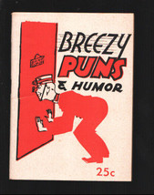 Breezy Puns &amp; Humor 1948-by Louis Shomer-Jokes-gags-cartoons-25¢ cover price-... - $40.74