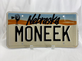 MONEEK Vintage Vanity License Plate Nebraska Personalized Auto Man-Cave ... - £63.39 GBP