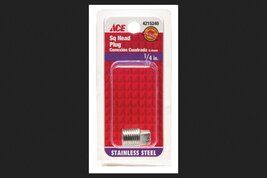 SQ HEAD PLUG 1/4&quot; SS by SMITH-COOPER MfrPartNo S3014SP002CS - $23.49 CAD