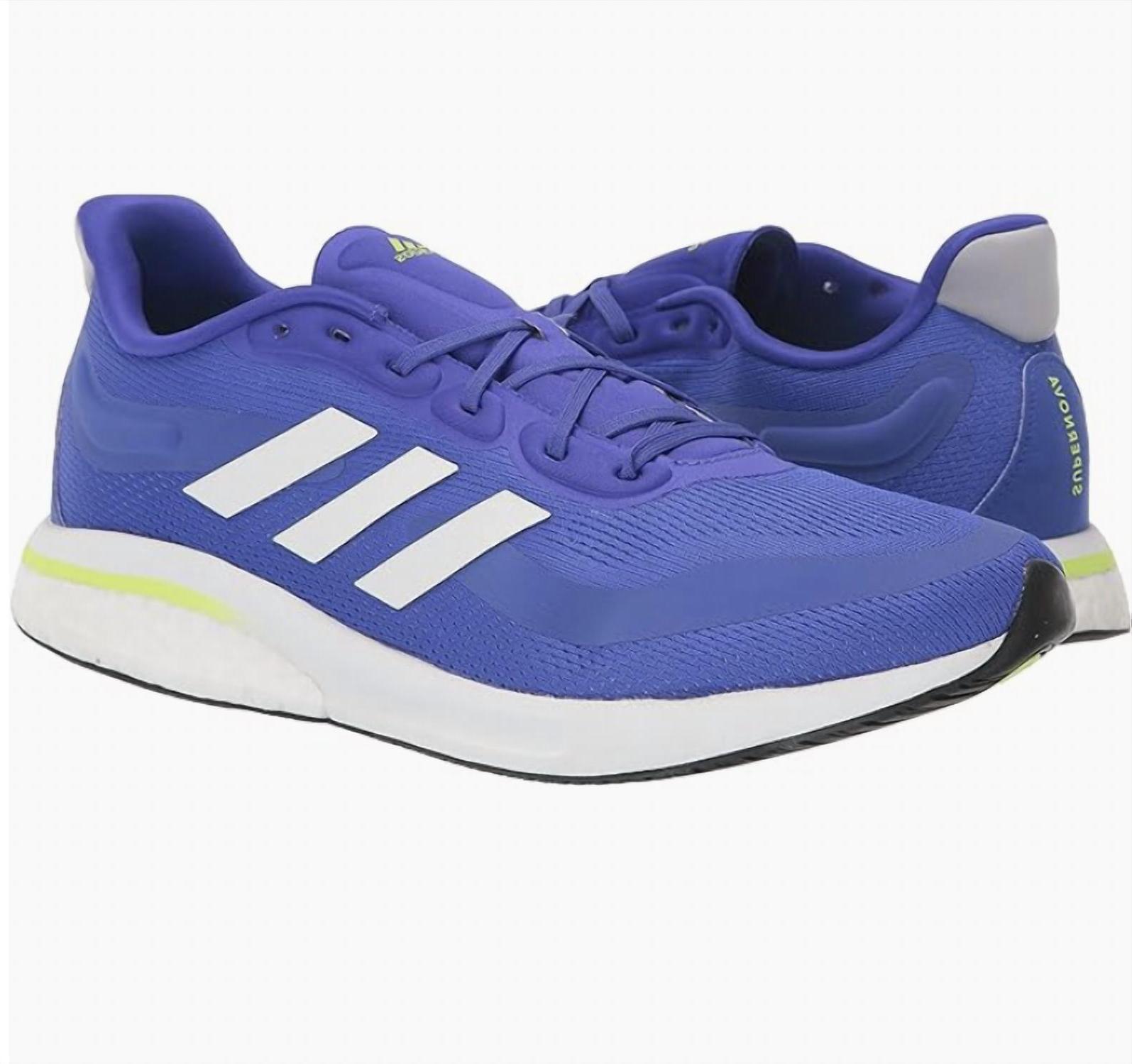 Adidas Men&#39;s Supernova Running Shoes Sonic Inck/white/signal Green - $82.00