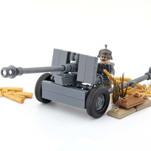 WW2 German Army Pak 40 Anti-Tank Gun Artillery Soldier Minifigures Accessories - £11.78 GBP