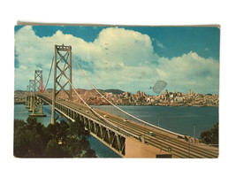 Vintage Collectible Old Postcard Stamp 1966 San Francisko- Oakland Bay B... - $76.14 MXN