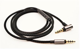 Nylon Audio Cable With Mic For Audio Technica ATH-MSR7SE Nc ANC500BT SR6BT HL7BT - £16.02 GBP