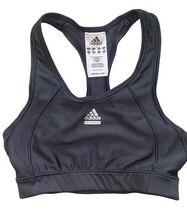 Adidas Techfit Climacool Sports Bra Womens Medium Black Racerback Workout image 2