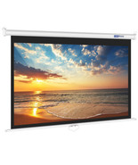 LopBast Screen 100INCH Manual Pull Down White Projector Screen 16:9 1.2 ... - €288,73 EUR