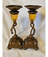 Vintage Rare Berman Candle Holders 12” Tall Set of 2 - $80.00
