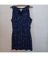 Ann Taylor Dress Blue Sleeveless Women 12 Plunge Neck Career Spring - $327.36 MXN