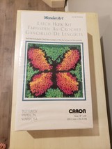 NEW Sealed Caron Latch Hook Kit Butterfly - $9.90