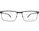 Helium Eyeglasses Frames 4274 BLACK Rectangular Full Wire Rim 54-16-140 - $65.24