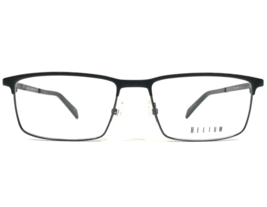 Helium Eyeglasses Frames 4274 BLACK Rectangular Full Wire Rim 54-16-140 - £50.90 GBP