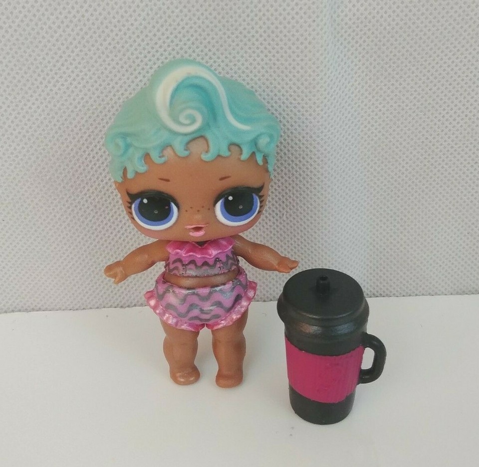 LOL Surprise Doll Beach Baby Big Sis With Drink Cup - $12.86