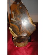 LARGE PIECE NATURAL TIGER&#39;S EYE CARVED WALL SHELF GENIUNE GEMSTONE PIECE... - €399,24 EUR