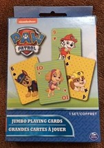 Nickelodeon Paw Patrol Jumbo Playing Cards, 4+ - Spin Master -New - $5.79