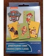 Nickelodeon Paw Patrol Jumbo Playing Cards, 4+ - Spin Master -New - €4,96 EUR